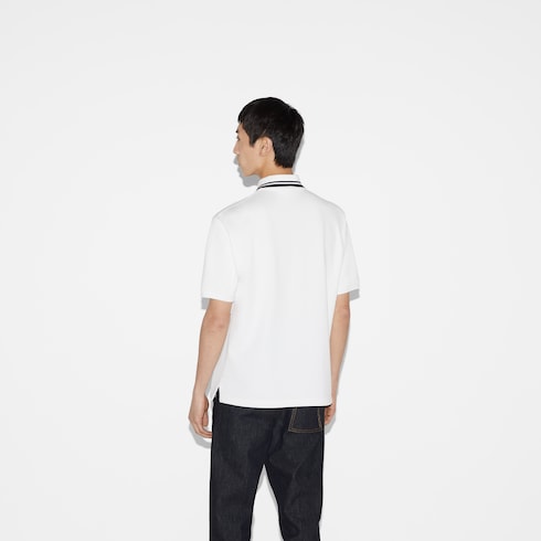 Polo en piqué de coton 