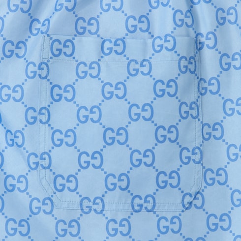Costume da bagno in nylon con stampa GG