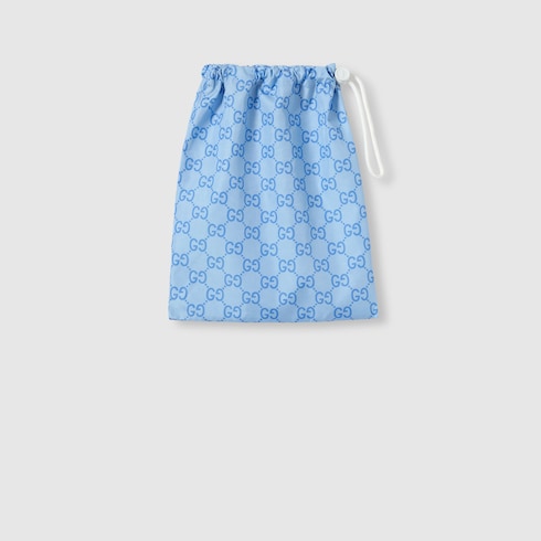 GG print nylon swim short in light blue GUCCI Canada