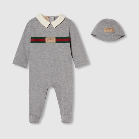 Ensemble cadeau deux pièces en coton pour bébé