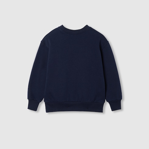 Children's cotton sweatshirt with Web Detail 2