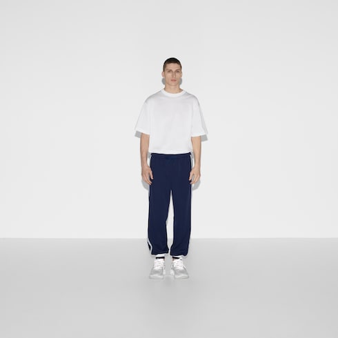 Technical jersey jogging pant