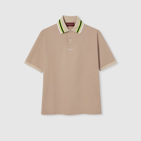 Cotton piquet polo shirt Detail 2