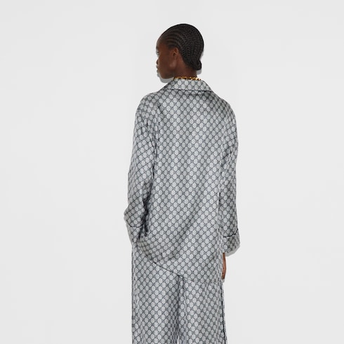 Bluse aus GG Seidentwill