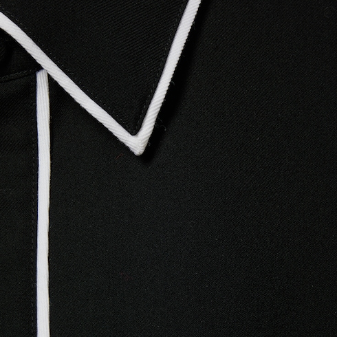 Camicia in gabardina di lana