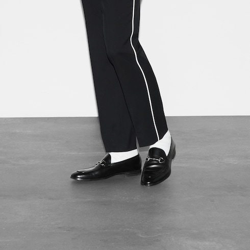 お歳暮・冬ギフト特集2024 in Horsebit with loafer Men's black US GUCCI® | leather バッグ
