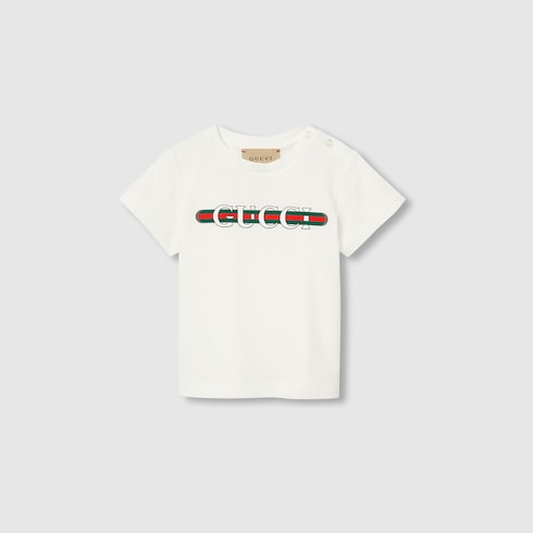 Футболка из хлопка с принтом для детей 0–1 года