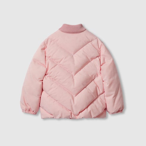 Children's GG nylon bomber jacket Detail 2