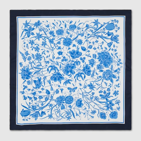 Gucci flower scarf deals
