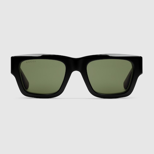 Gucci sunglasses green red frame best sale