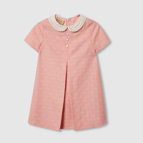 Children's GG wool flannel dress