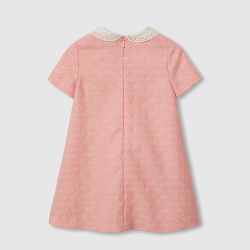 Children's GG wool flannel dress Detail 2