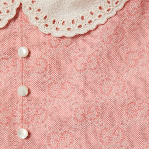 Children's GG wool flannel dress Detail 3