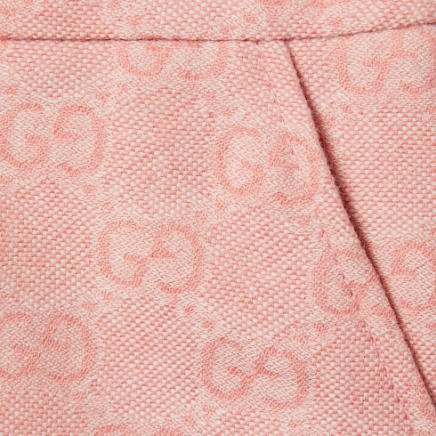 Falda infantil de franela de lana con GG