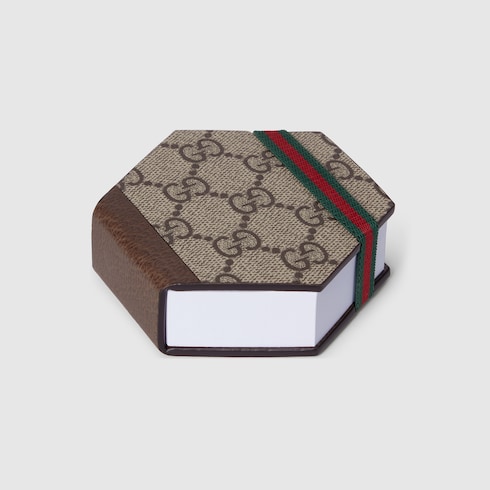 Hexagon sticky notes with GG