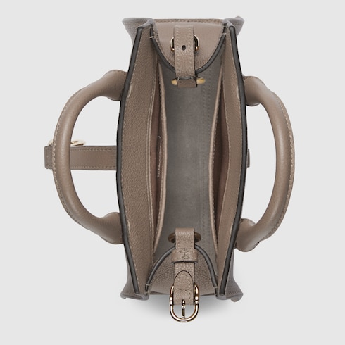 Small tote bag with hook closure