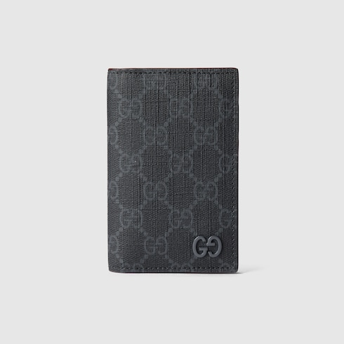 Bordeaux interior GG long card case