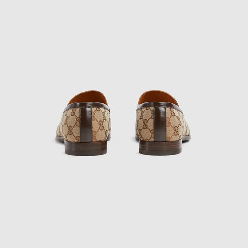 Gucci jordaan gg canvas loafer cheap
