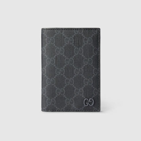 GG passport case with bordeaux interior