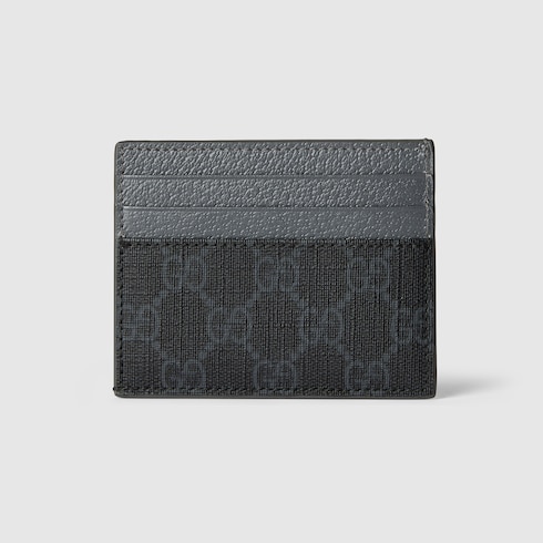Bi-color card case with GG detail