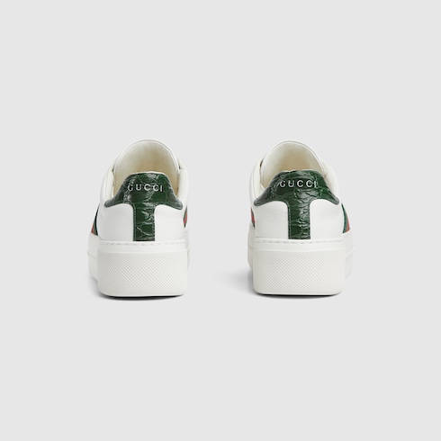 Women's Gucci Ace sneaker wiith Web Detail 4