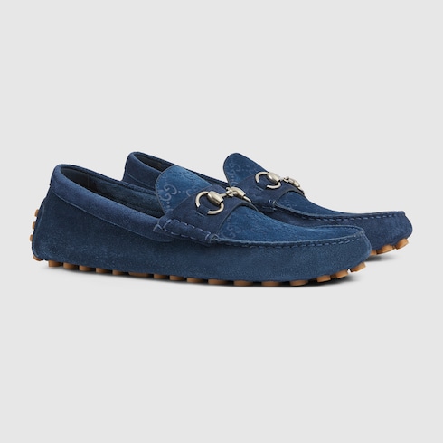 Gucci suede driver hotsell
