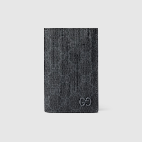Grey interior GG long card case