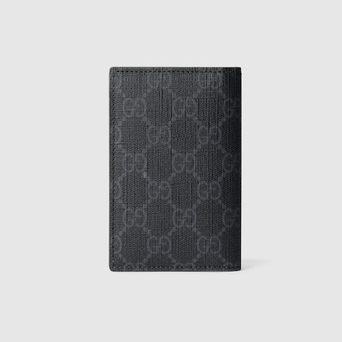 Grey interior GG long card case