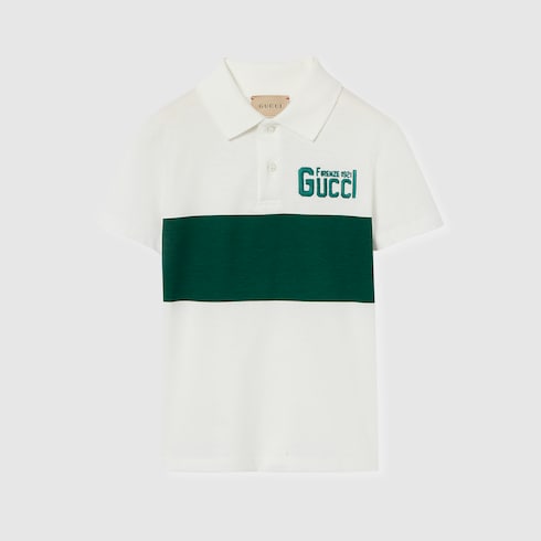 Children‘s cotton polo top with Gucci