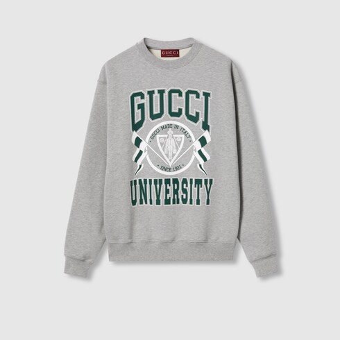 Gucci Gray Cotton Sweatshirt
