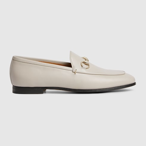 White gucci loafers hot sale