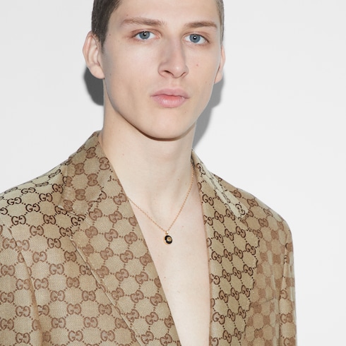 Collar de cadena Gucci Interlocking de 18 ct