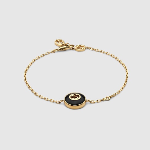 Gucci Interlocking 18k chain bracelet Detail 2