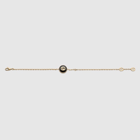 Bracciale a catena Gucci Interlocking oro 18k