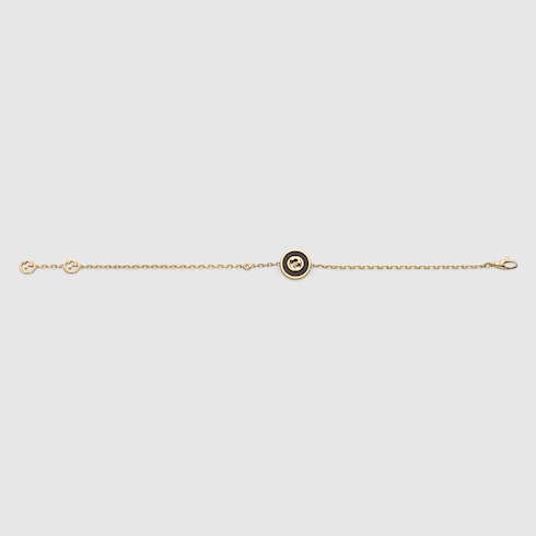 Bracciale a catena Gucci Interlocking oro 18k
