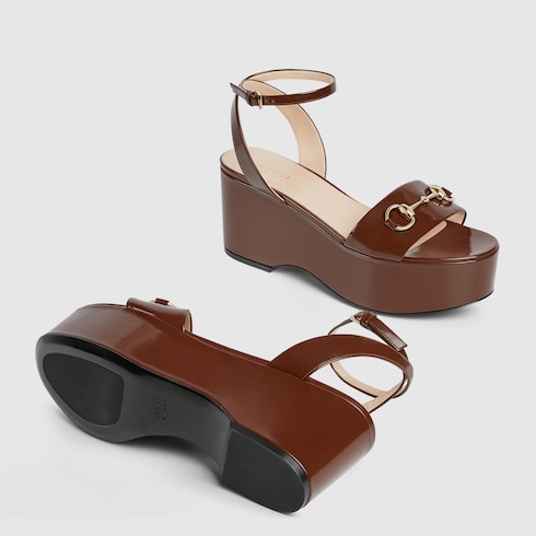 Mules a plateforme avec detail Mors pour femme