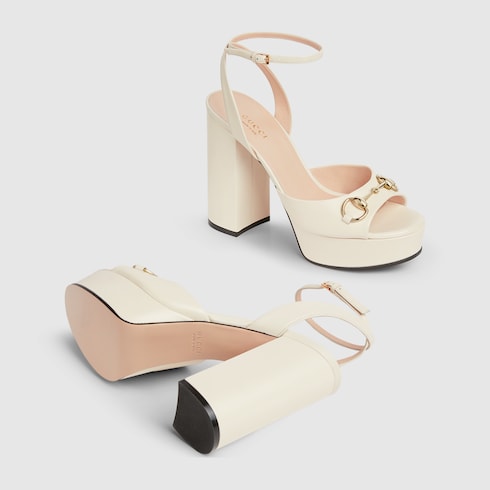 Women's Horsebit platform sandal