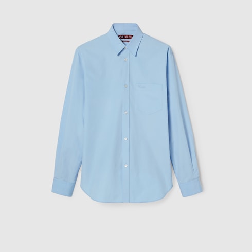 Chemise en popeline de coton