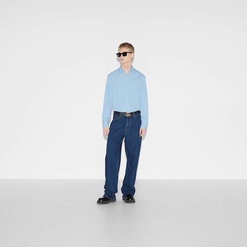 Chemise en popeline de coton