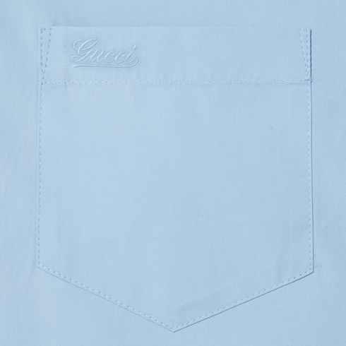 Chemise en popeline de coton