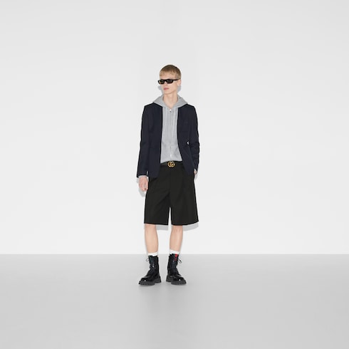 Jacke aus Drell mit Liftboy-Stickerei