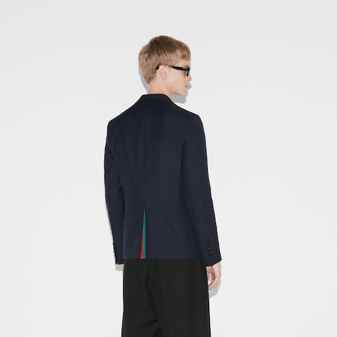 Jacke aus Drell mit Liftboy-Stickerei