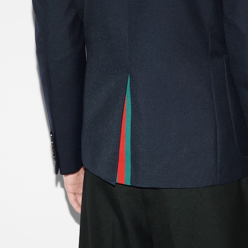 Jacke aus Drell mit Liftboy-Stickerei