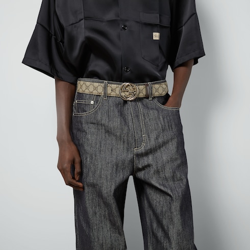 Ceinture avec boucle GG