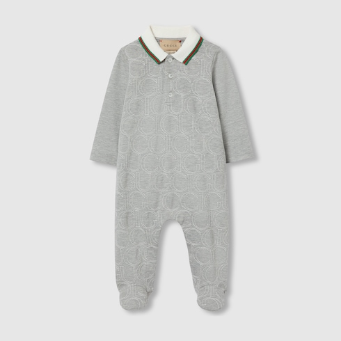 Baby cotton piquet one-piece