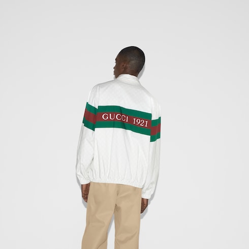 GG print cotton jacket