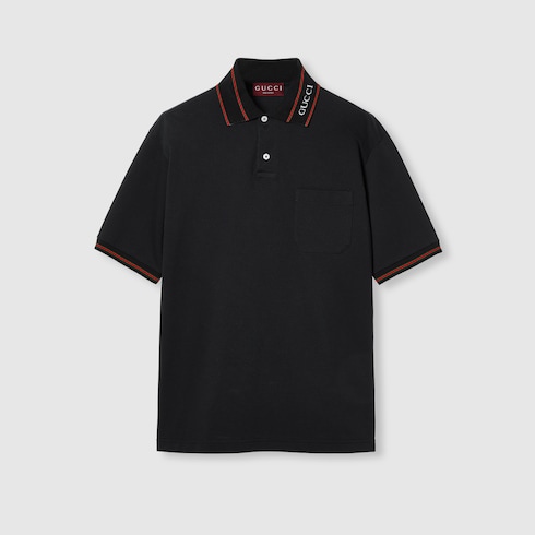 Cotton piquet polo shirt  Detail 2