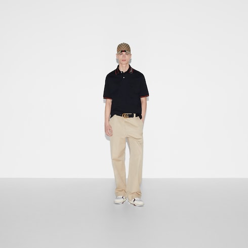Polo in piqué di cotone 