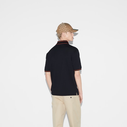 Polo in piqué di cotone 