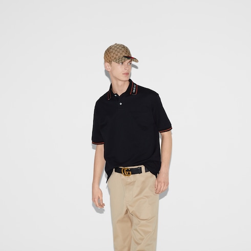 Cotton piquet polo shirt  Detail 6